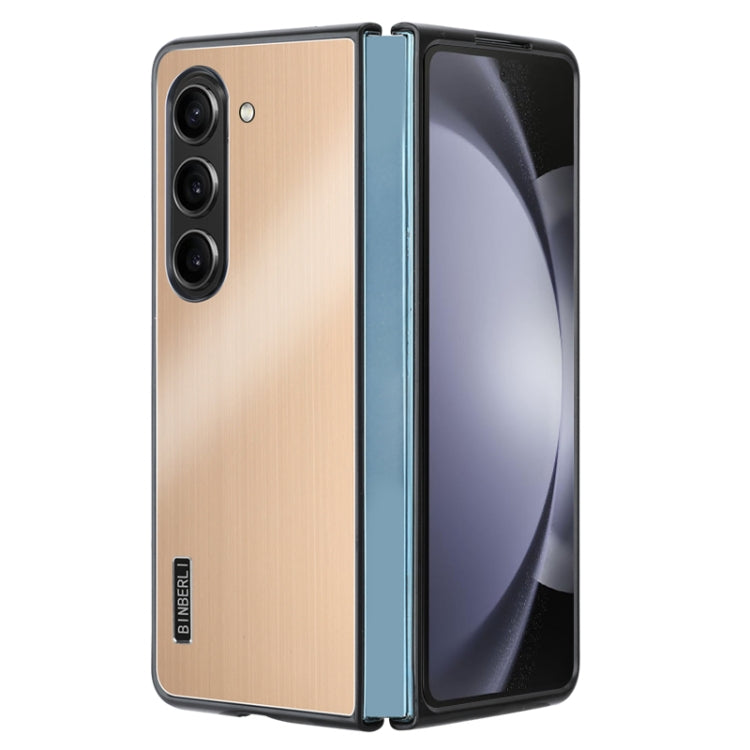 PC Hybrid Aluminum Alloy Brushed Shockproof Phone Case, For Samsung Galaxy Z Flip6 / Flip7 FE, For Samsung Galaxy Z Fold6, For Samsung Galaxy Z Fold5, For Samsung Galaxy Z Flip5, For Samsung Galaxy Z Fold4, For Samsung Galaxy Z Flip4