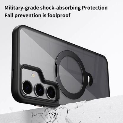 Transparent MagSafe Magnetic Rotating Ring Holder Phone Case