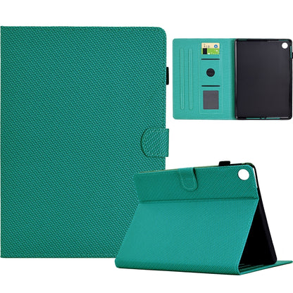 Solid Color Fiber Texture Smart Tablet Leather Case, Series 1