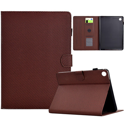 Solid Color Fiber Texture Smart Tablet Leather Case, Series 1