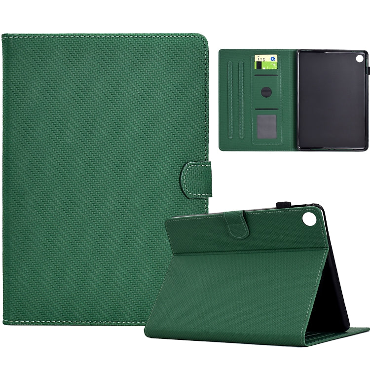 Solid Color Fiber Texture Smart Tablet Leather Case, Series 1