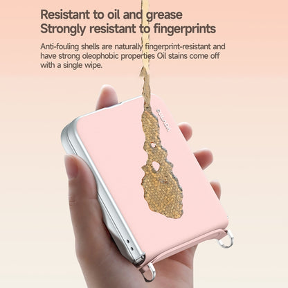 SULADA Skin Feel Liquid Leather Phone Case with Strap, For Samsung Galaxy Z Flip6 / Flip7 FE, For Samsung Galaxy Z Flip5