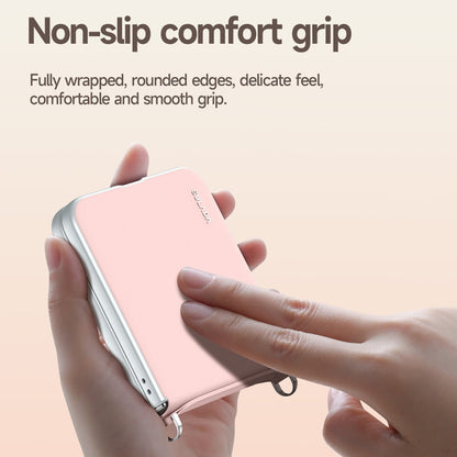 SULADA Skin Feel Liquid Leather Phone Case with Strap, For Samsung Galaxy Z Flip6 / Flip7 FE, For Samsung Galaxy Z Flip5