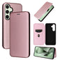 Carbon Fiber Texture Flip Leather Phone Case, For Samsung Galaxy S25+ 5G, For Samsung Galaxy S25 Ultra 5G, For Samsung Galaxy S24 FE 5G