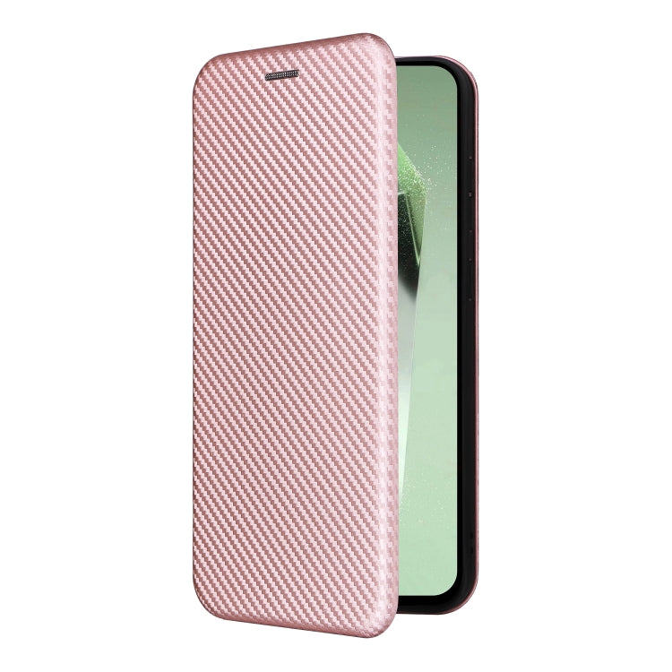 Carbon Fiber Texture Flip Leather Phone Case, For Samsung Galaxy S24 FE 5G