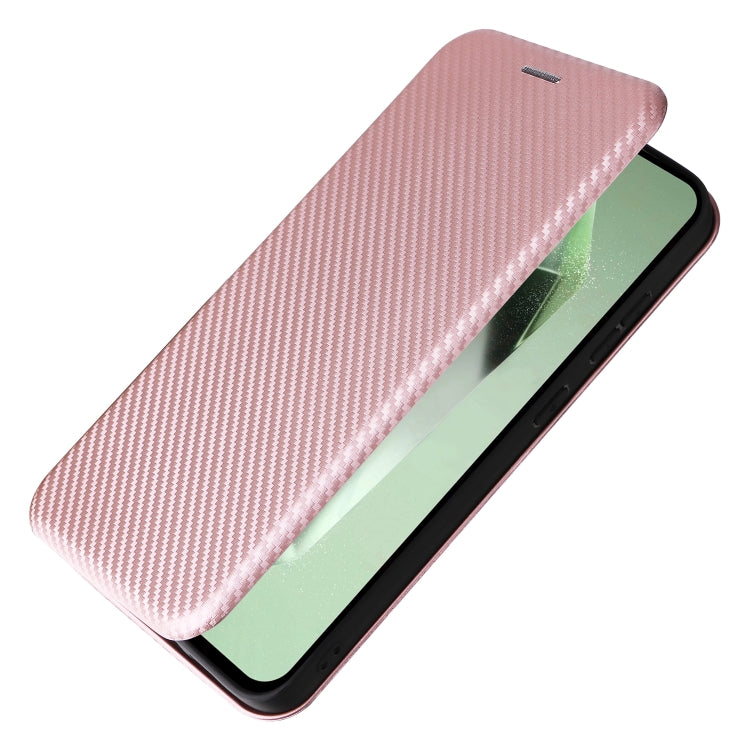 Carbon Fiber Texture Flip Leather Phone Case, For Samsung Galaxy S24 FE 5G