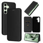 Carbon Fiber Texture Flip Leather Phone Case, For Samsung Galaxy S25 Ultra 5G, For Samsung Galaxy S24 FE 5G