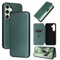 Carbon Fiber Texture Flip Leather Phone Case, For Samsung Galaxy S25 Ultra 5G, For Samsung Galaxy S24 FE 5G