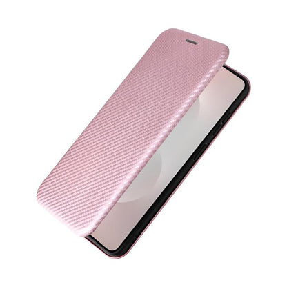 Carbon Fiber Texture Flip Leather Phone Case, For Samsung Galaxy S26 Edge 5G, For Samsung Galaxy S26 Ultra 5G, For Samsung Galaxy S26 5G, For Samsung Galaxy S25 FE 5G
