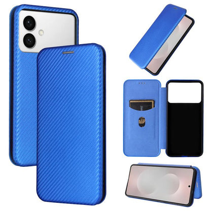 Carbon Fiber Texture Flip Leather Phone Case, For Samsung Galaxy S26 Edge 5G, For Samsung Galaxy S26 Ultra 5G, For Samsung Galaxy S26 5G, For Samsung Galaxy S25 FE 5G
