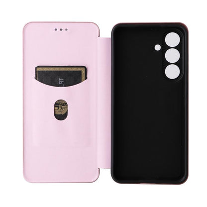 Carbon Fiber Texture Flip Leather Phone Case, For Galaxy S26 FE 5G, For Samsung Galaxy S26+ 5G, For Samsung Galaxy S26 Edge 5G, For Samsung Galaxy S26 Ultra 5G