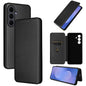 Carbon Fiber Texture Flip Leather Phone Case, For Galaxy S26 FE 5G, For Samsung Galaxy S26+ 5G, For Samsung Galaxy S26 Edge 5G, For Samsung Galaxy S26 Ultra 5G