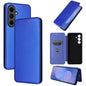 Carbon Fiber Texture Flip Leather Phone Case, For Galaxy S26 FE 5G, For Samsung Galaxy S26+ 5G, For Samsung Galaxy S26 Edge 5G, For Samsung Galaxy S26 Ultra 5G