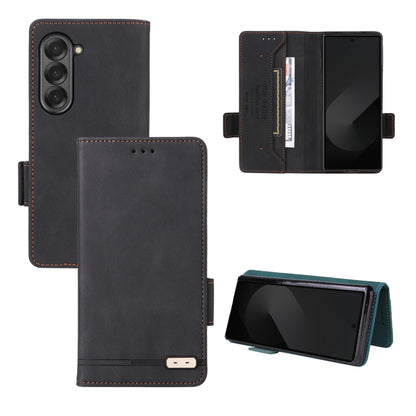 Magnetic Clasp Leather Phone Case, For Samsung Galaxy Z Fold7 5G, For Samsung Galaxy Z Fold6