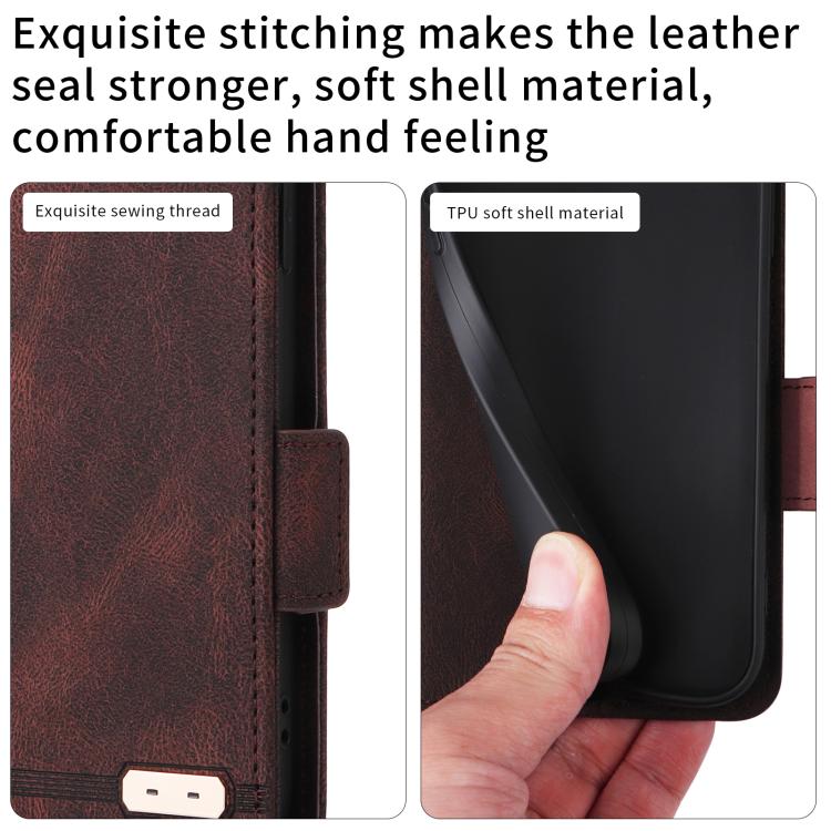 Magnetic Clasp Leather Phone Case, For Samsung Galaxy Z Fold7 5G, For Samsung Galaxy Z Fold6