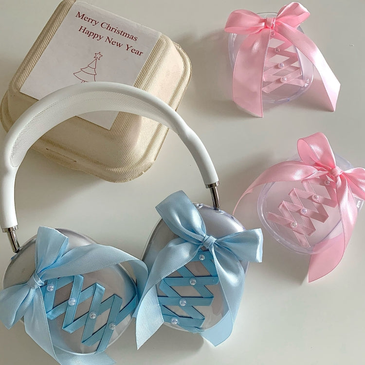 Headphones Ribbon Transparent Protective Case