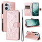 Cat and Bee Embossed Flip Leather Phone Case, For OPPO A6 Pro 4G / 5G Global, For OPPO Find X9 Pro, For OPPO A60 5G Global / A40 4G Global, For OPPO K12X 5G Global