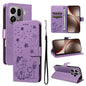 Cat and Bee Embossed Flip Leather Phone Case, For OPPO A6 Pro 4G / 5G Global, For OPPO Find X9 Pro, For OPPO A60 5G Global / A40 4G Global, For OPPO K12X 5G Global