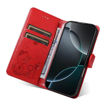 Cat and Bee Embossed Flip Leather Phone Case, For OPPO Find X9 Ultra 5G, For OPPO A6X 5G / A6 5G, For OPPO Reno15 Pro 5G Global, For OPPO Reno15 5G Global