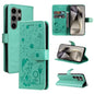 Cat and Bee Embossed Flip Leather Phone Case, For Samsung Galaxy S25 FE 5G, For Samsung Galaxy S25 / S24 5G, For Samsung Galaxy S25+ / S24+ 5G, For Samsung Galaxy S25 Ultra 5G