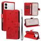 Cat and Bee Embossed Flip Leather Phone Case, For Samsung Galaxy S26+ 5G, For Samsung Galaxy S26 Edge 5G, For Samsung Galaxy S26 Ultra 5G, For Samsung Galaxy S26 5G