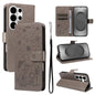 Cat and Bee Embossed Flip Leather Phone Case, For Samsung Galaxy S26+ 5G, For Samsung Galaxy S26 Edge 5G, For Samsung Galaxy S26 Ultra 5G, For Samsung Galaxy S26 5G