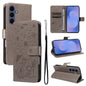 Cat and Bee Embossed Flip Leather Phone Case, For Galaxy S26 FE 5G, For Galaxy S26+ 5G, For Galaxy S26 Edge 5G, For Galaxy S26 Ultra 5G