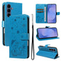 Cat and Bee Embossed Flip Leather Phone Case, For Galaxy S26 FE 5G, For Galaxy S26+ 5G, For Galaxy S26 Edge 5G, For Galaxy S26 Ultra 5G