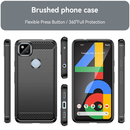 Carbon Fiber Brushed Texture TPU Phone Case