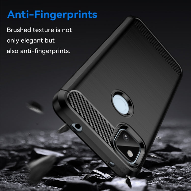 Carbon Fiber Brushed Texture TPU Phone Case