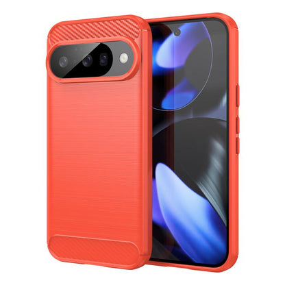 Carbon Fiber Brushed Texture TPU Phone Case, For Google Pixel 10a, For Google Pixel 10 Pro XL, For Google Pixel 10 Pro, For Google Pixel 10, For Google Pixel 9a, For Google Pixel 9 Pro XL, For Google Pixel 4a