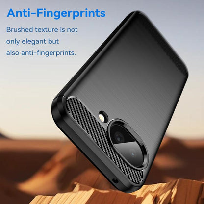 Carbon Fiber Brushed Texture TPU Phone Case, For Google Pixel 10a, For Google Pixel 10 Pro XL, For Google Pixel 10 Pro, For Google Pixel 10, For Google Pixel 9a, For Google Pixel 9 Pro XL, For Google Pixel 4a