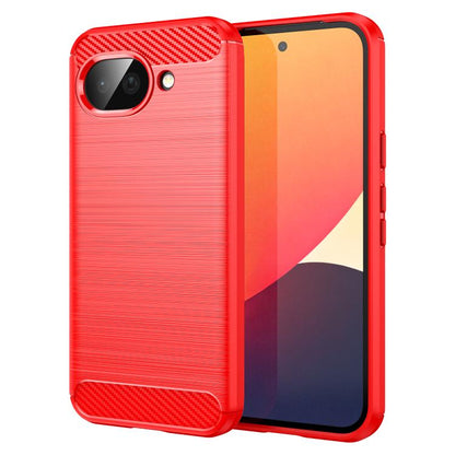 Carbon Fiber Brushed Texture TPU Phone Case, For Google Pixel 10a, For Google Pixel 10 Pro XL, For Google Pixel 10 Pro, For Google Pixel 10, For Google Pixel 9a, For Google Pixel 9 Pro XL, For Google Pixel 4a