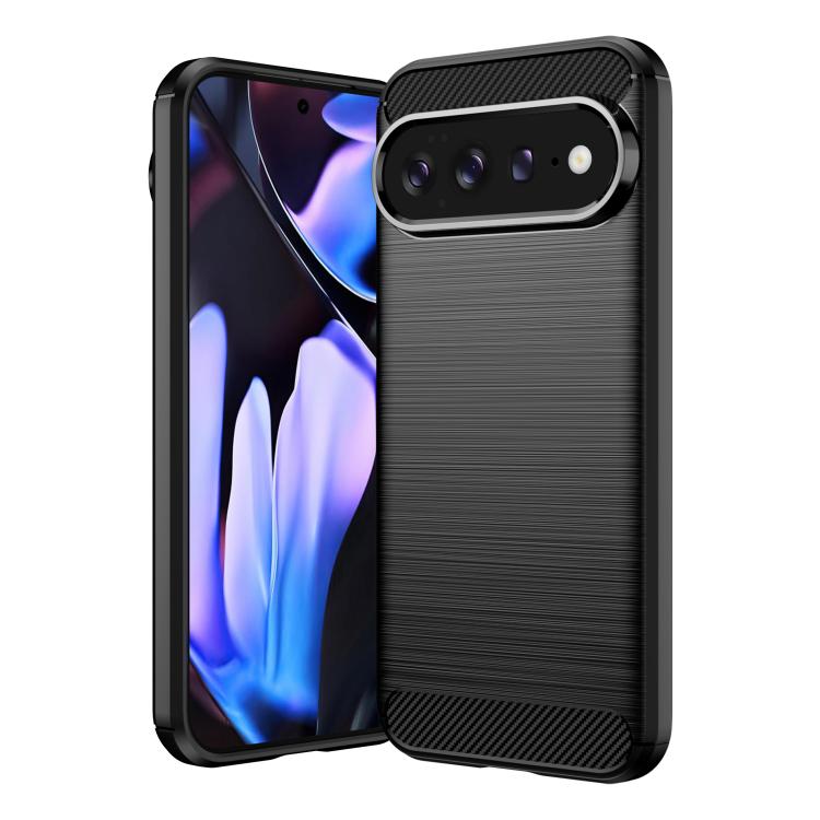 Carbon Fiber Brushed Texture TPU Phone Case, For Google Pixel 11 Pro XL, For Google Pixel 11, For Google Pixel 11 Pro, For Google Pixel 10a, For Google Pixel 10 Pro XL, For Google Pixel 10 Pro, For Google Pixel 10, For Google Pixel 9a