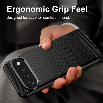 Carbon Fiber Brushed Texture TPU Phone Case, For Google Pixel 11 Pro XL, For Google Pixel 11, For Google Pixel 11 Pro, For Google Pixel 10a, For Google Pixel 10 Pro XL, For Google Pixel 10 Pro, For Google Pixel 10, For Google Pixel 9a
