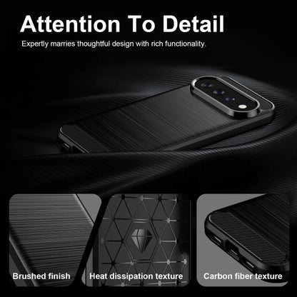 Carbon Fiber Brushed Texture TPU Phone Case, For Google Pixel 11 Pro XL, For Google Pixel 11, For Google Pixel 11 Pro, For Google Pixel 10a, For Google Pixel 10 Pro XL, For Google Pixel 10 Pro, For Google Pixel 10, For Google Pixel 9a
