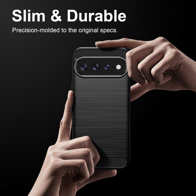 Carbon Fiber Brushed Texture TPU Phone Case, For Google Pixel 11 Pro XL, For Google Pixel 11, For Google Pixel 11 Pro, For Google Pixel 10a, For Google Pixel 10 Pro XL, For Google Pixel 10 Pro, For Google Pixel 10, For Google Pixel 9a