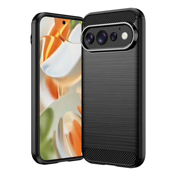 Carbon Fiber Brushed Texture TPU Phone Case, For Google Pixel 11 Pro XL, For Google Pixel 11, For Google Pixel 11 Pro, For Google Pixel 10a, For Google Pixel 10 Pro XL, For Google Pixel 10 Pro, For Google Pixel 10, For Google Pixel 9a