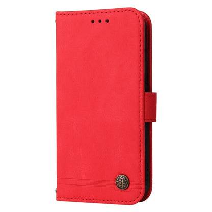 Skin Feel Life Tree Metal Button Leather Phone Case, For Samsung Galaxy S25 Ultra 5G, For Samsung Galaxy S24 FE 5G