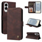 Skin Feel Life Tree Metal Button Leather Phone Case, For Samsung Galaxy S26 5G, For Samsung Galaxy S25 Edge 5G, For Samsung Galaxy S25 5G, For Samsung Galaxy S25+ 5G