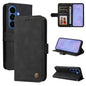 Skin Feel Life Tree Metal Button Leather Phone Case, For Samsung Galaxy S26 5G, For Samsung Galaxy S25 Edge 5G, For Samsung Galaxy S25 5G, For Samsung Galaxy S25+ 5G