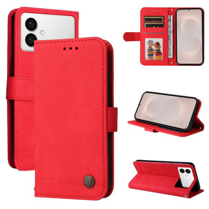 Skin Feel Life Tree Metal Button Leather Phone Case, For Galaxy S26 FE 5G, For Samsung Galaxy S26+ 5G, For Samsung Galaxy S26 Edge 5G, For Samsung Galaxy S26 Ultra 5G