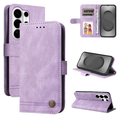 Skin Feel Life Tree Metal Button Leather Phone Case, For Galaxy S26 FE 5G, For Samsung Galaxy S26+ 5G, For Samsung Galaxy S26 Edge 5G, For Samsung Galaxy S26 Ultra 5G