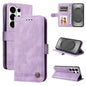 Skin Feel Life Tree Metal Button Leather Phone Case, For Galaxy S26 FE 5G, For Samsung Galaxy S26+ 5G, For Samsung Galaxy S26 Edge 5G, For Samsung Galaxy S26 Ultra 5G