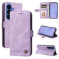 Skin Feel Life Tree Metal Button Leather Phone Case, For Galaxy S26 FE 5G, For Samsung Galaxy S26+ 5G, For Samsung Galaxy S26 Edge 5G, For Samsung Galaxy S26 Ultra 5G