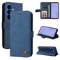 Skin Feel Life Tree Metal Button Leather Phone Case, For Galaxy S26 FE 5G, For Samsung Galaxy S26+ 5G, For Samsung Galaxy S26 Edge 5G, For Samsung Galaxy S26 Ultra 5G