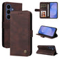 Skin Feel Life Tree Metal Button Leather Phone Case, For Galaxy S26 FE 5G, For Samsung Galaxy S26+ 5G, For Samsung Galaxy S26 Edge 5G, For Samsung Galaxy S26 Ultra 5G