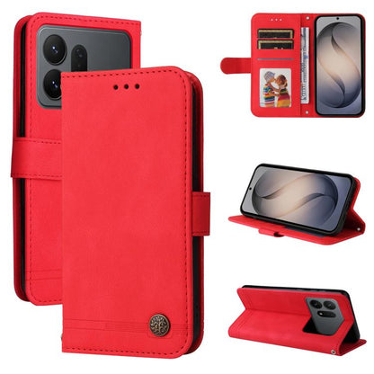 Skin Feel Life Tree Metal Button Leather Phone Case, For Galaxy S27 Ultra 5G, For Galaxy S27 Pro 5G, For Galaxy S27 5G, For Galaxy S27+ 5G