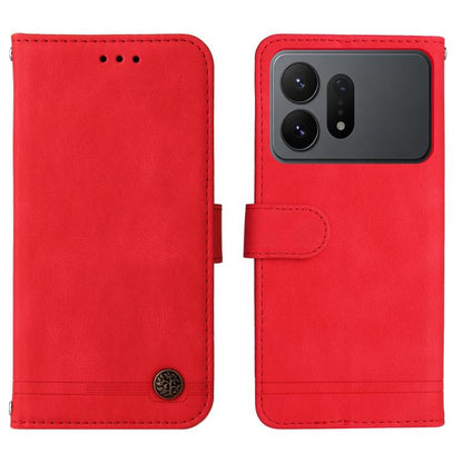 Skin Feel Life Tree Metal Button Leather Phone Case, For Galaxy S27 Ultra 5G, For Galaxy S27 Pro 5G, For Galaxy S27 5G, For Galaxy S27+ 5G