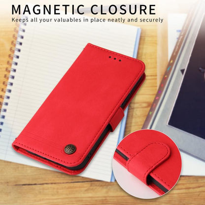 Skin Feel Life Tree Metal Button Leather Phone Case, For Galaxy S27 Ultra 5G, For Galaxy S27 Pro 5G, For Galaxy S27 5G, For Galaxy S27+ 5G